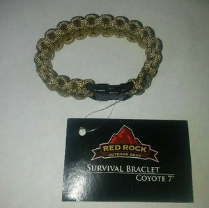 Lot of 3 Red Rock Survival Bracelets